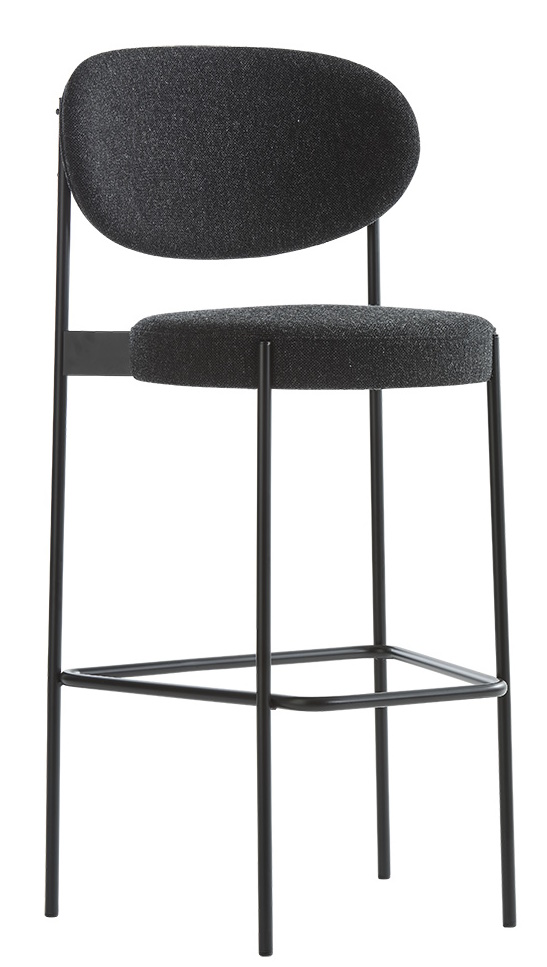 Series 430 Bar Stool Barhocker 75 cm SCHWARZ / REMIX 123 Verpan EINZELSTÜCK