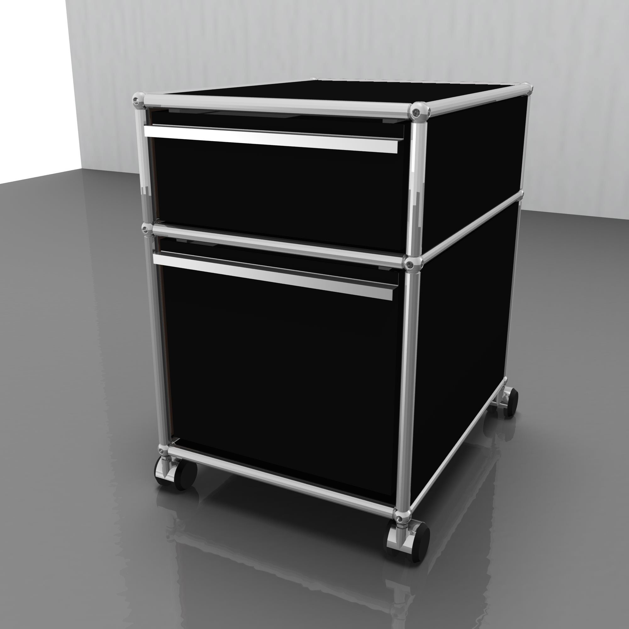 USM Haller Rollcontainer mit Hängeregistratur