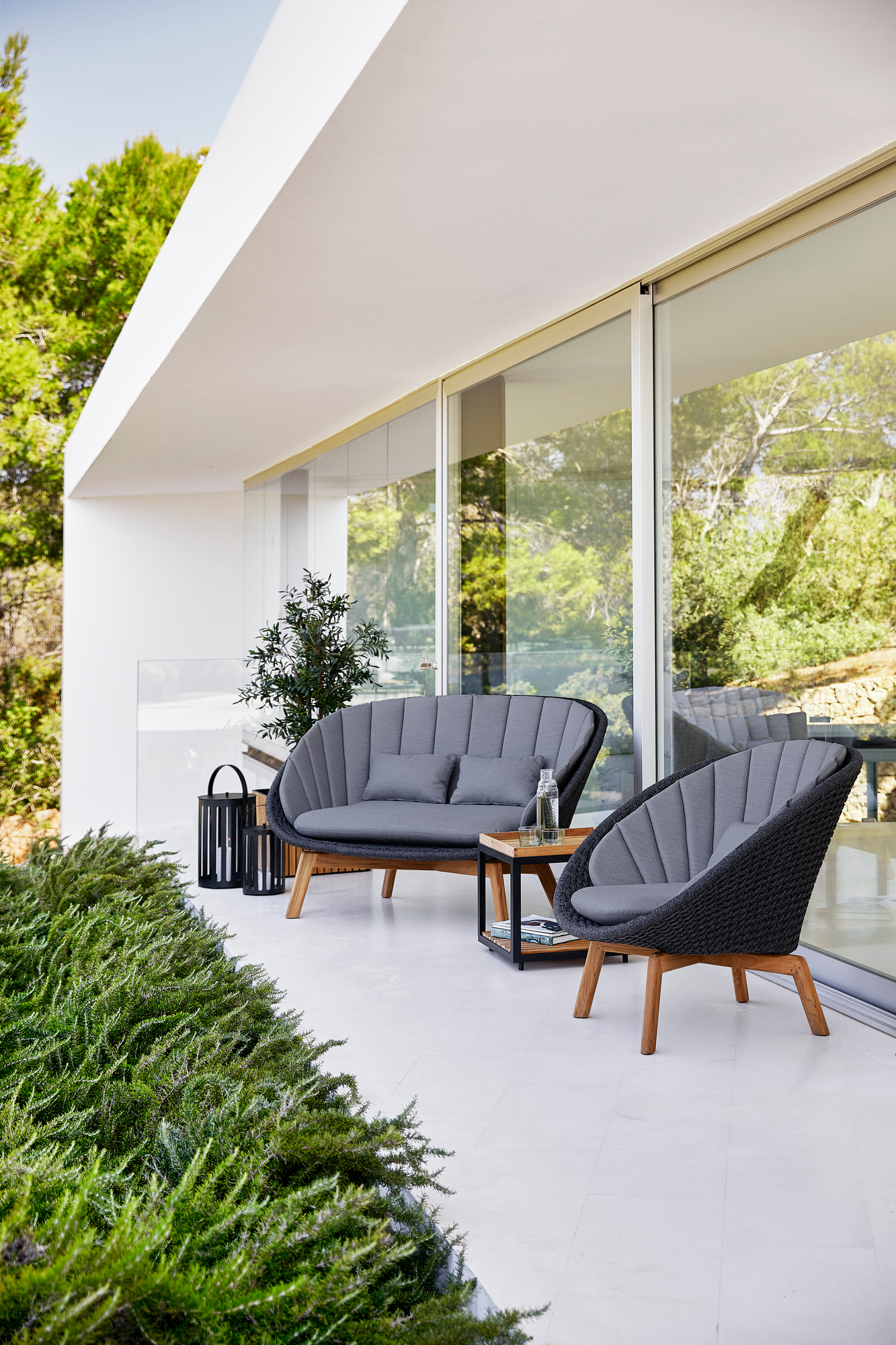 Peacock Outdoor Kissensatz für 2-Sitzer Sofa Cane-Line