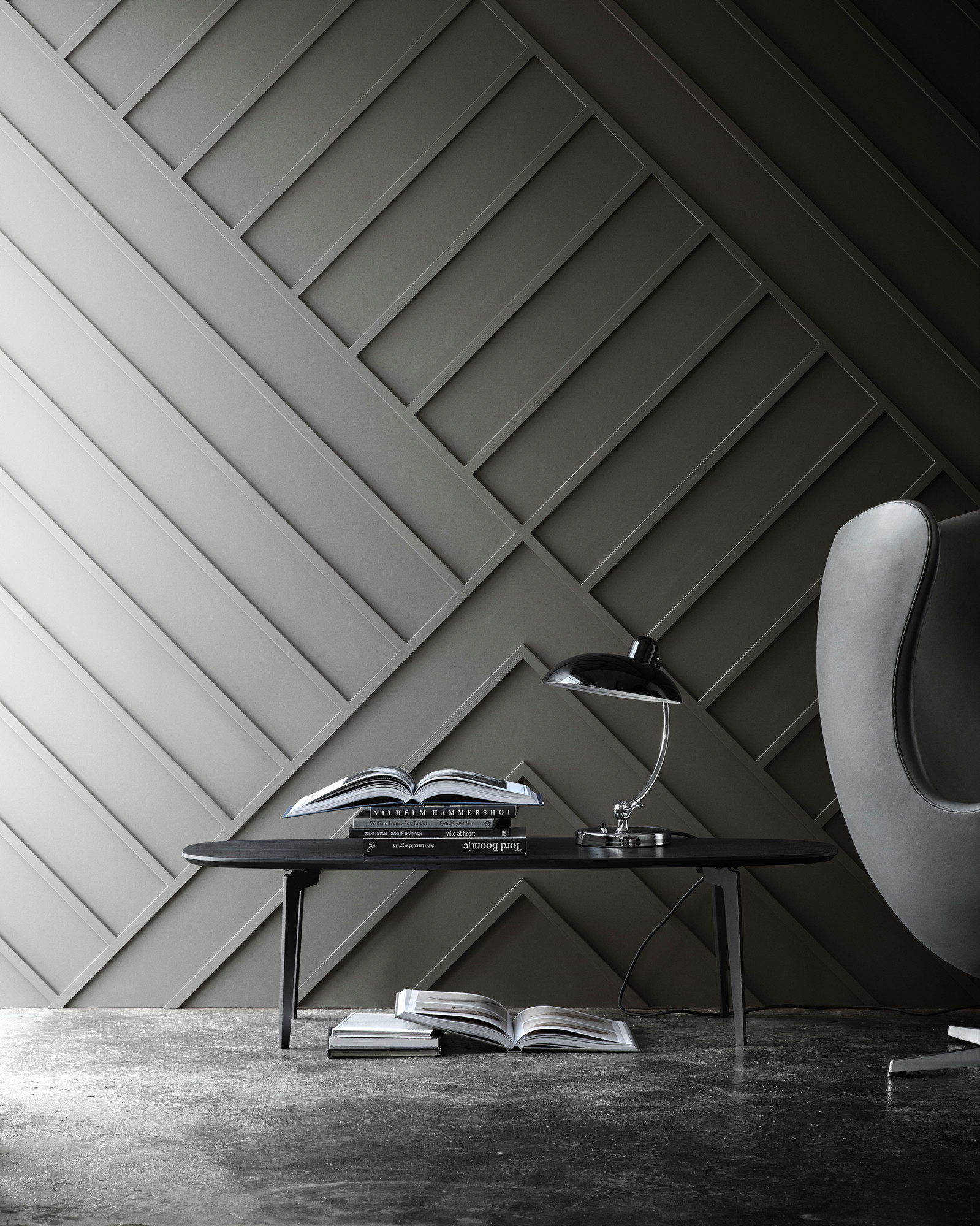6631 T Luxus Tischleuchte KAISER idell Fritz Hansen weiß
