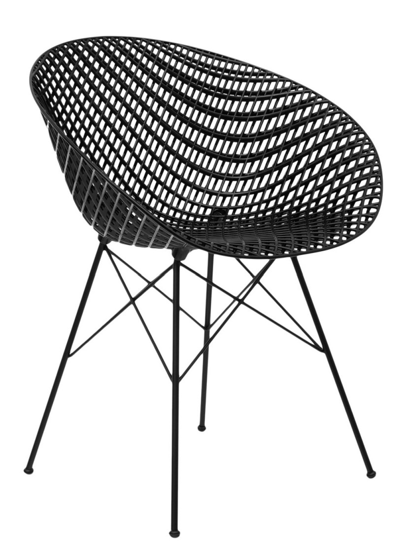 Smatrik Outdoor Stuhl Kartell Schwarz