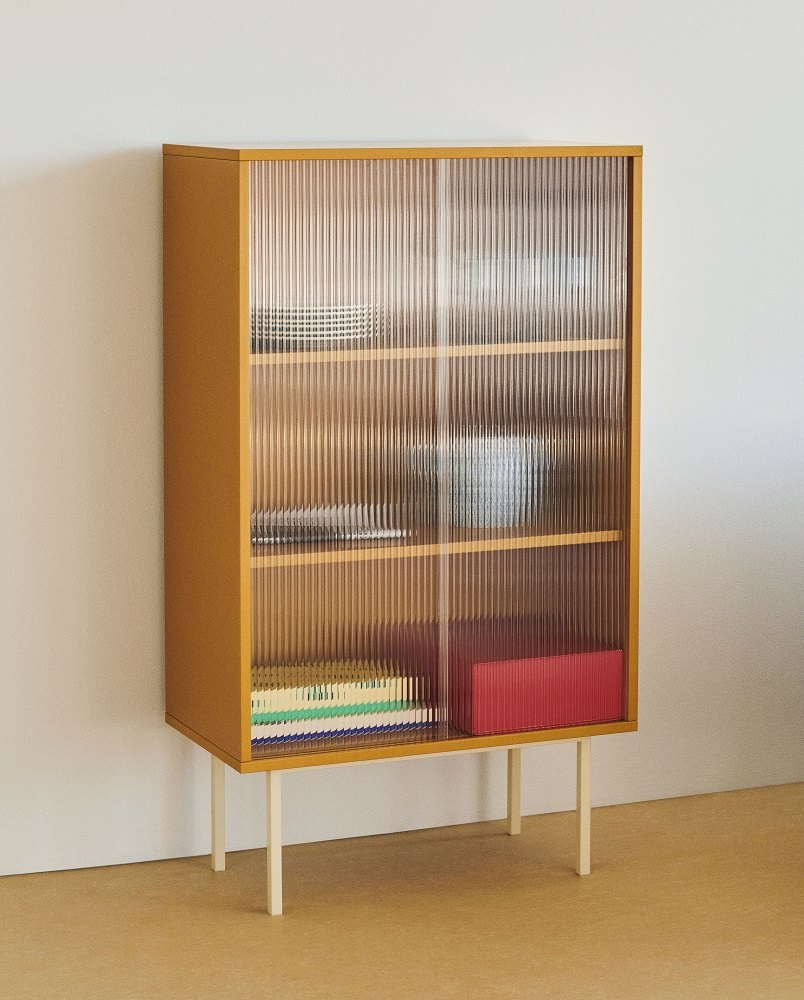 Colour Cabinet Tall Schrank Hay Gelb