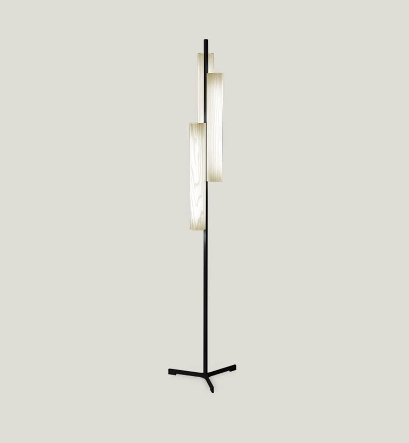 Black Note Triplet Floor LED Stehleuchte LZF Lamps