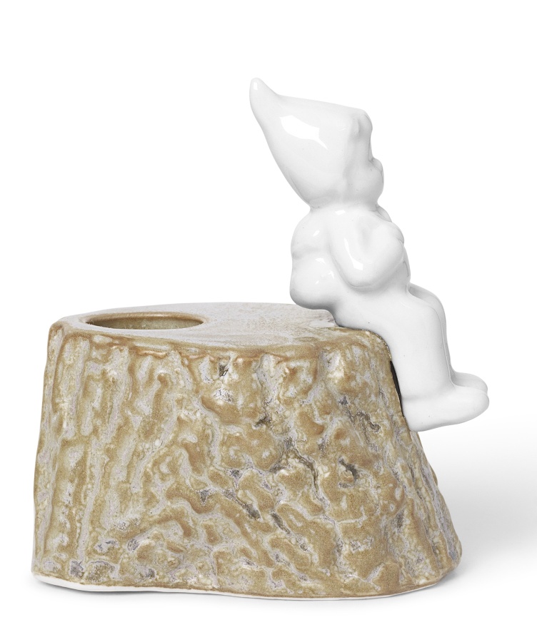 Christmas Tales Julerejse Kerzenhalter H 9,5 cm Kähler EINZELSTÜCK
