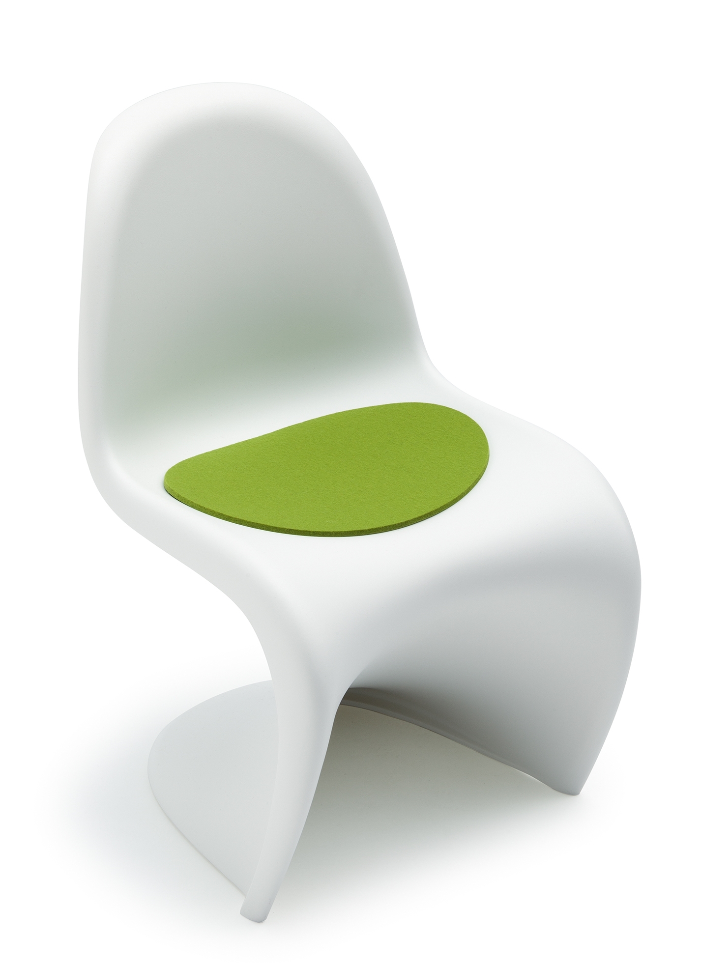 Sitzauflage - Filzauflage Vitra Panton Chair MAIGRUEN Hey Sign EINZELSTÜCK