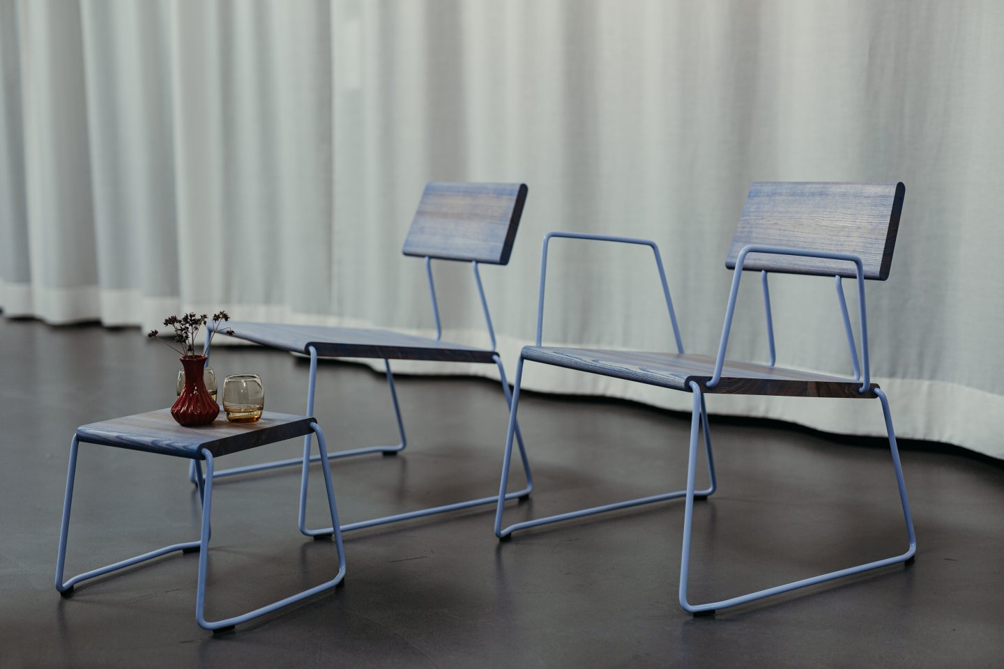D:008 Loungechair mit Armlehnen Fuchs & Habicht