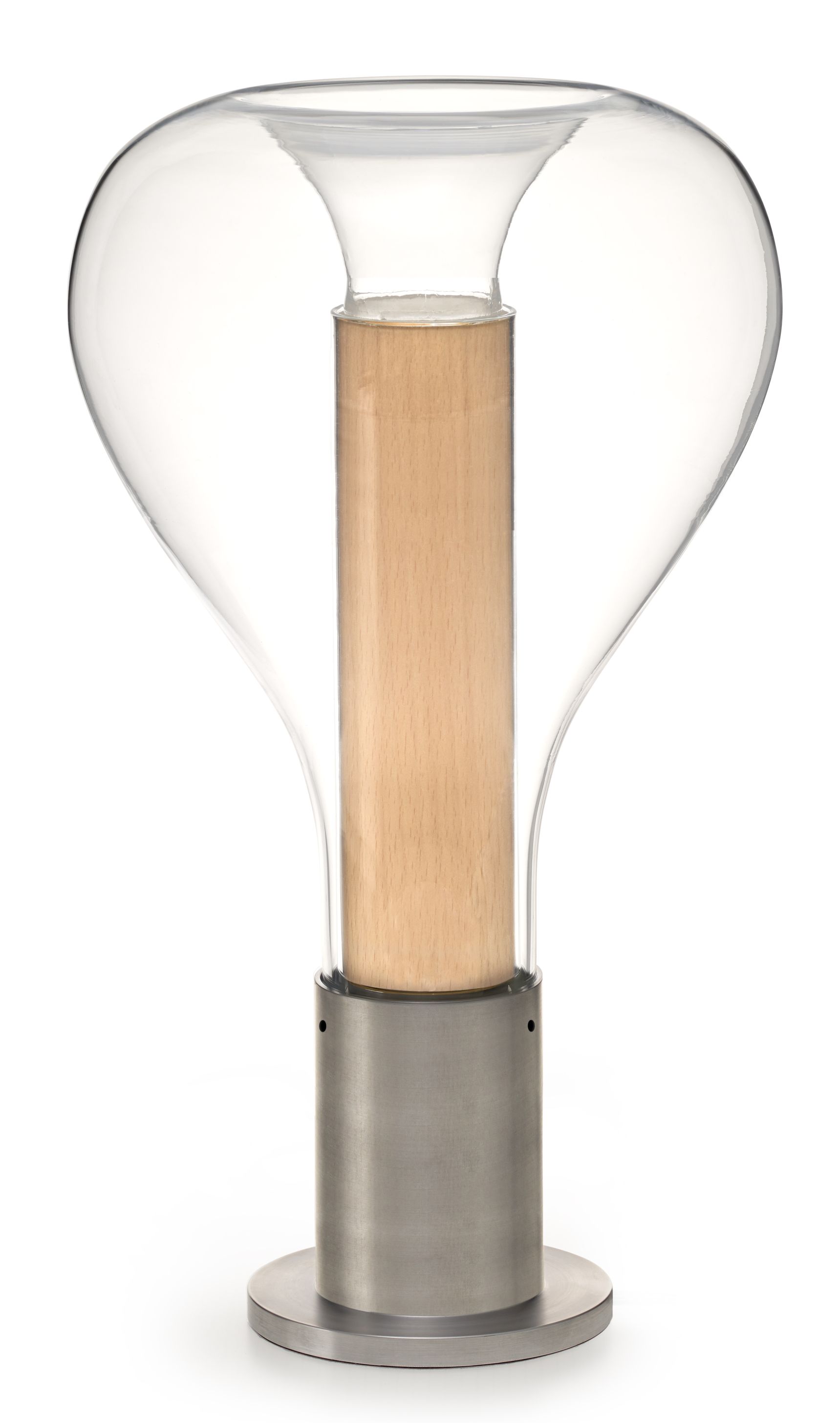 Eris Tischleuchte Aluminiumsockel Buche LZF Lamps