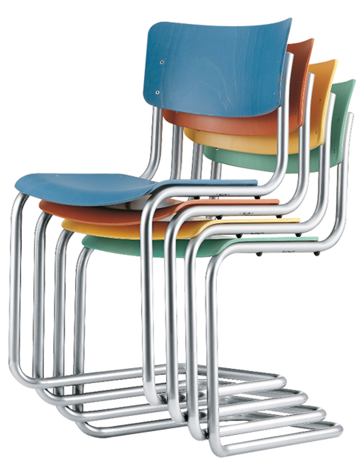 S 43 ST Stahlrohr Klassiker Freischwinger Thonet