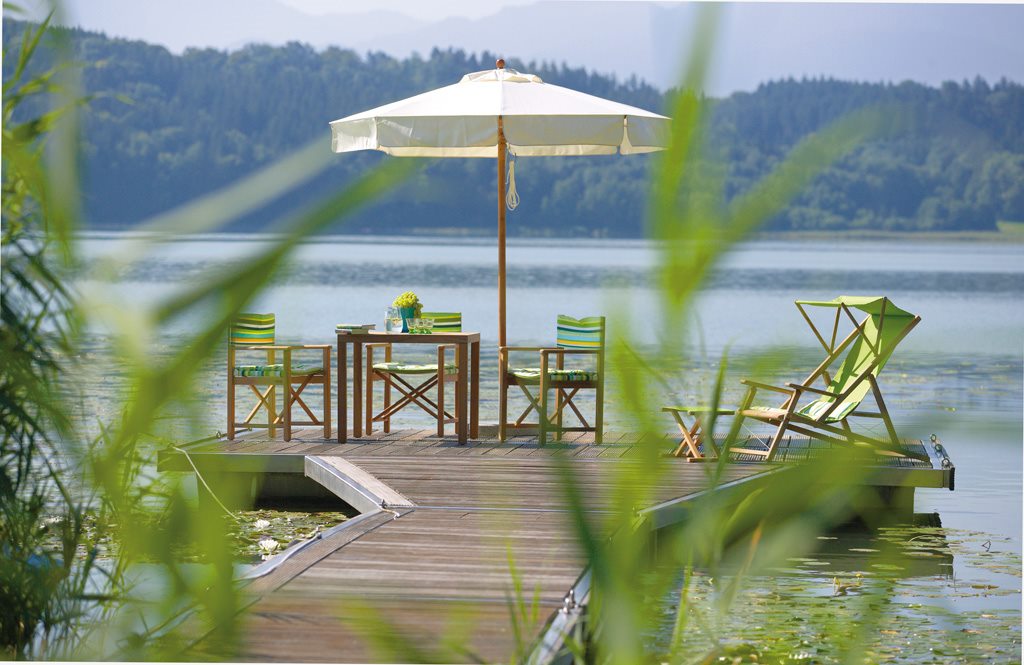 Cabin Outdoor Liegestuhl Deluxe Grau Weishäupl