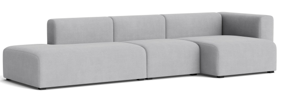 Mags Sofa 3-Sitzer Combination 4 mit Armlehne rechts Hay 