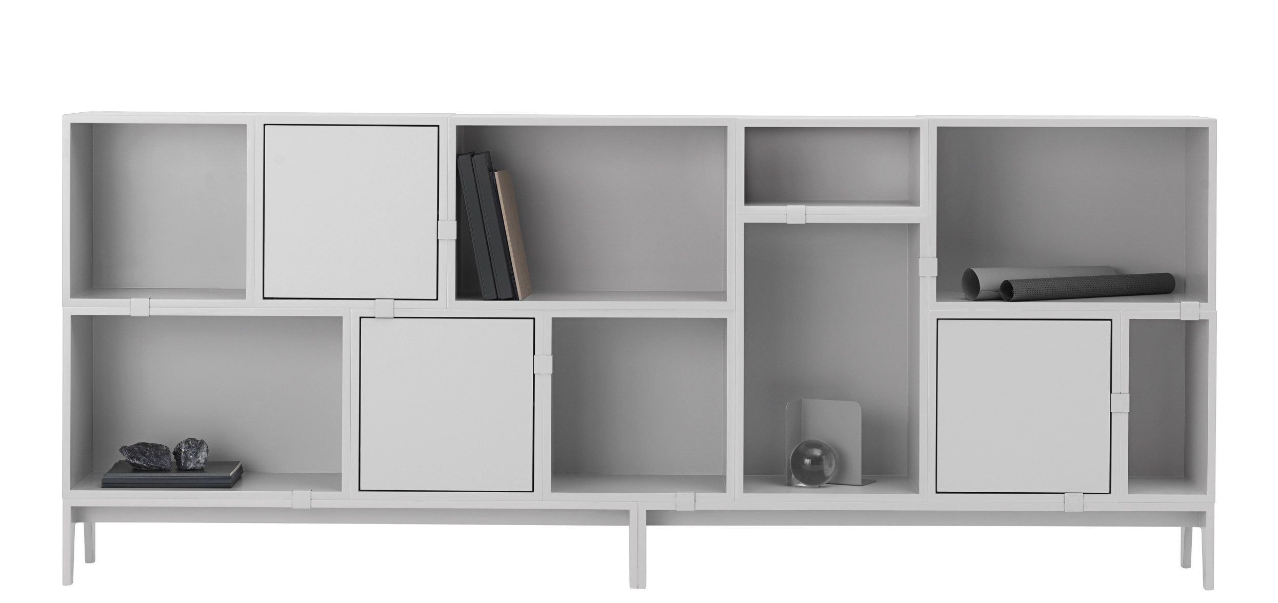 Stacked Konfiguration 7 Regalsystem Hellgrau Muuto EINZELSTÜCK