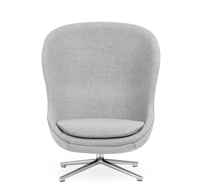 Hyg Lounge Chair High Swivel Sessel mit Drehgestell Normann Copenhagen