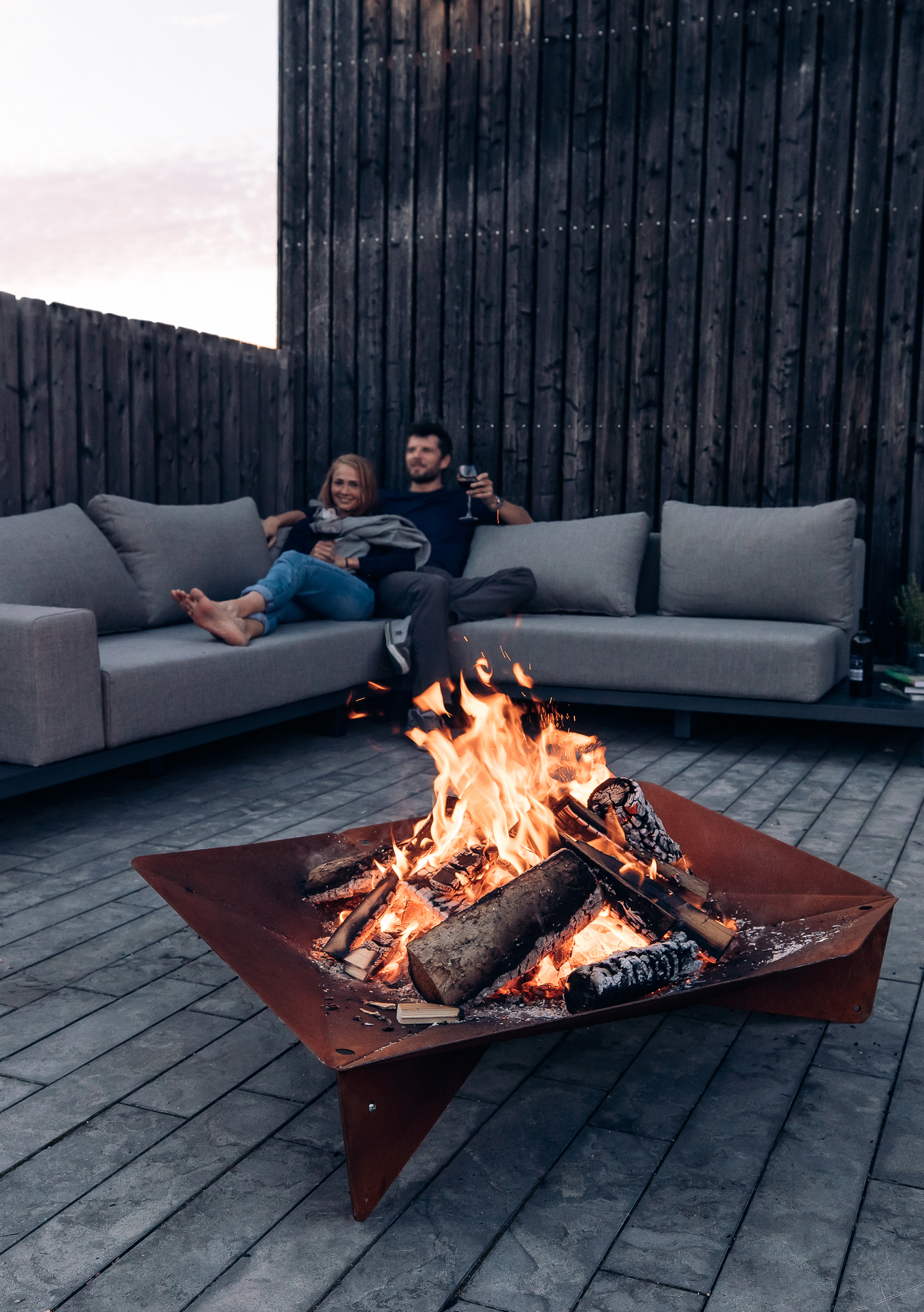 Triple Feuerschale höfats EINZELSTÜCK