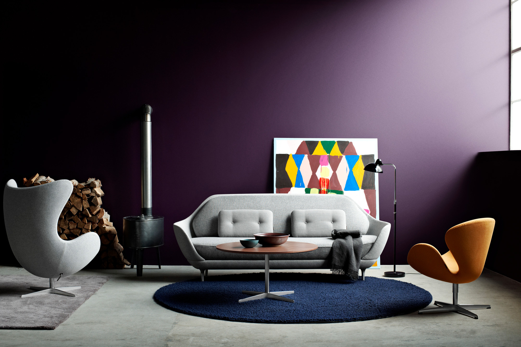 6580 F Luxus Stehleuchte KAISER idell Fritz Hansen