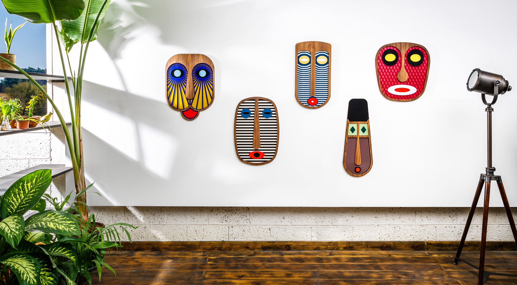 Modern African Mask #4 Wandschmuck Umasqu EINZELSTÜCK