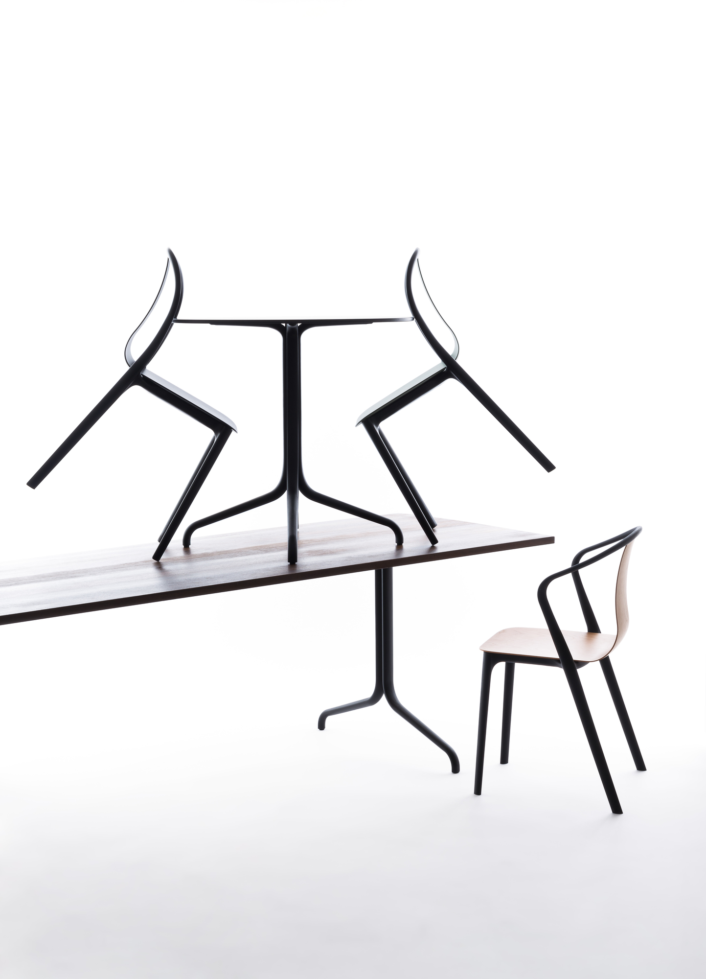 Belleville Chair Plastic Stuhl Vitra