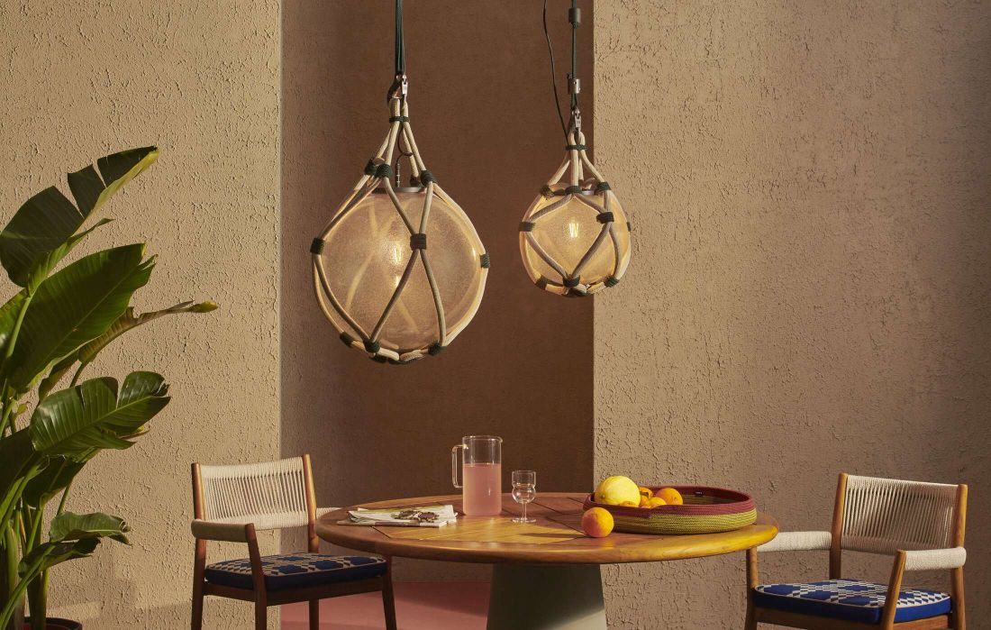 Bollicosa Nautilus Pendelleuchte Outdoor Cassina