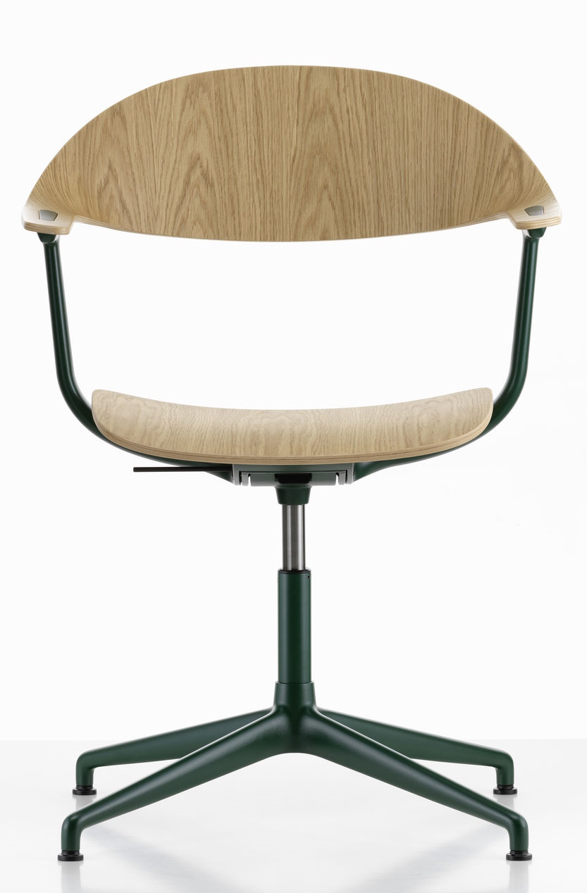 Mynt Rücken und Sitz Plywood Bürodrehstuhl Vitra