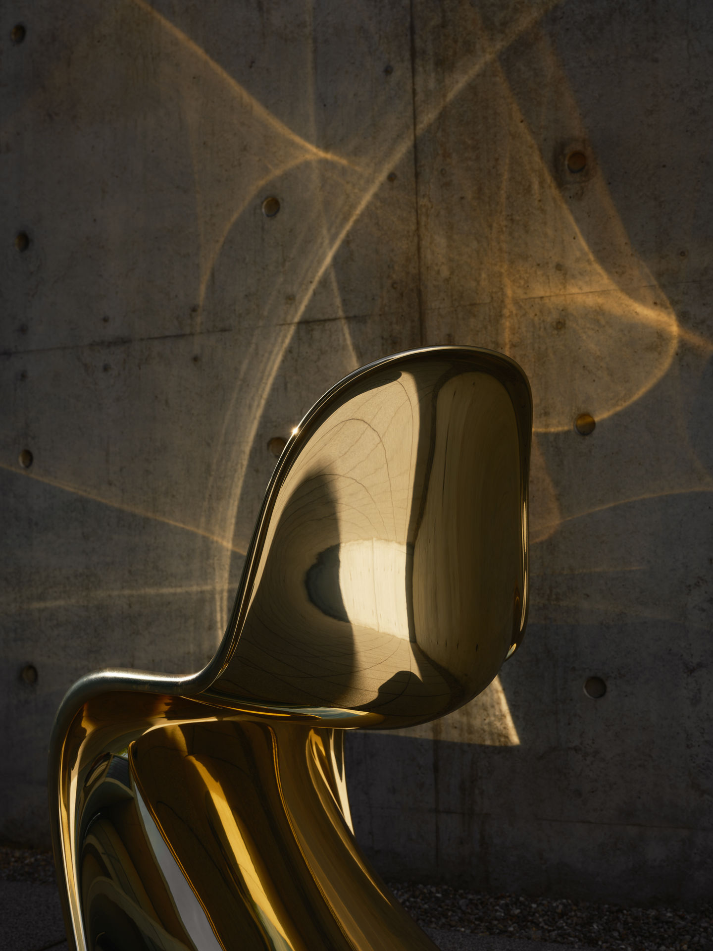 Panton Gold Chair Stuhl LIMITED EDITION Vitra