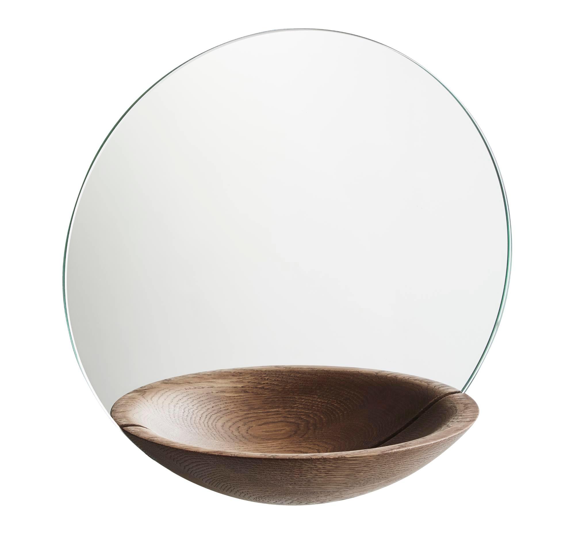 Pocket Mirror Wandspiegel Large Woud-schwarz EINZELSTÜCK