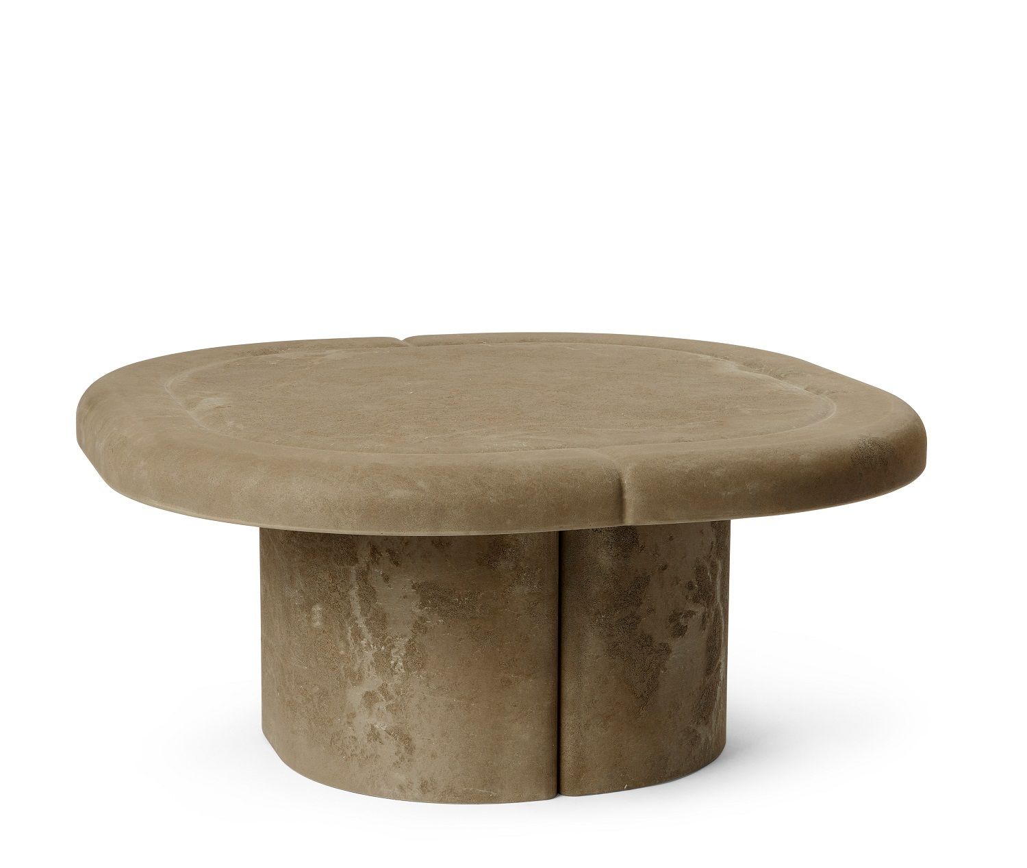 Nahaufnahme des Alder Lounge Table, ein quadratischer Couchtisch für drinnen und draußen.