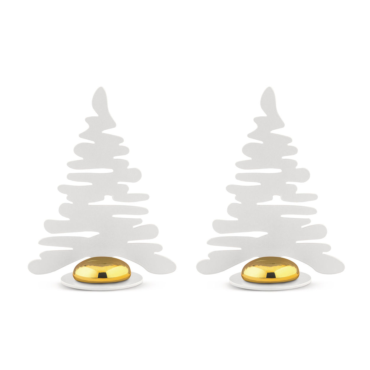 Barkplace Tree Tischkartenhalter Weihnachten Weiß Alessi EINZELSTÜCK