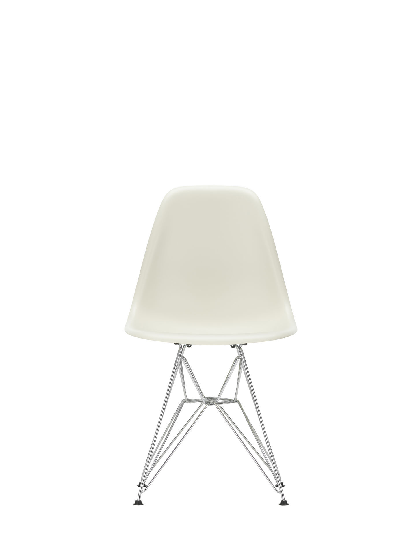 Eames Plastic Side Chair DSR Stuhl Vitra Schwarz-Granit grau