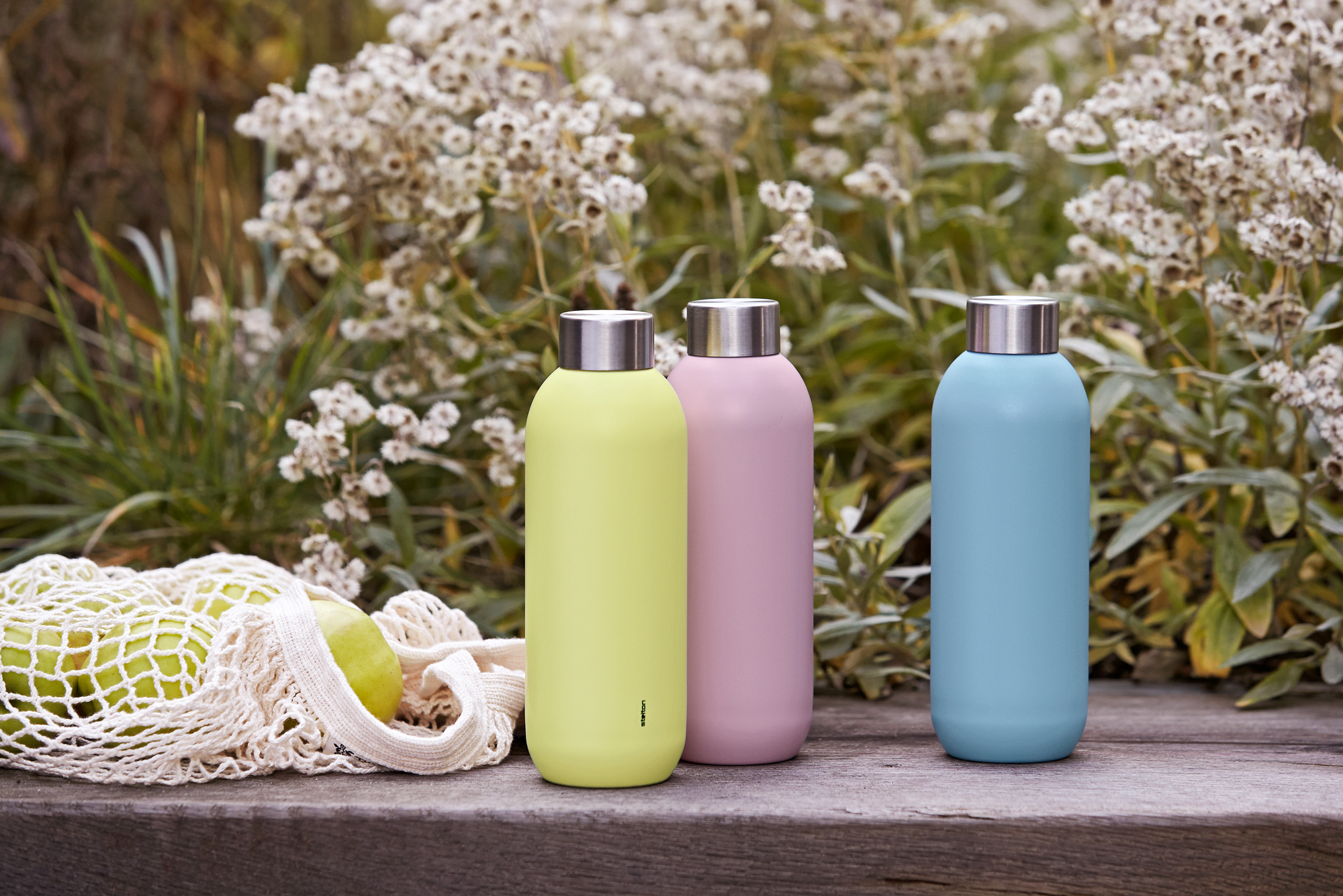 Keep Cool Trinkflasche 0,6 l Stelton Schwarz EINZELSTÜCK