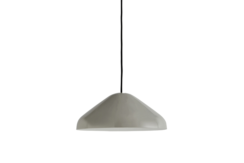 Pao Steel Pendelleuchte 350 in Kühlem Grau von Hay, moderne Hängelampe für Innenräume.