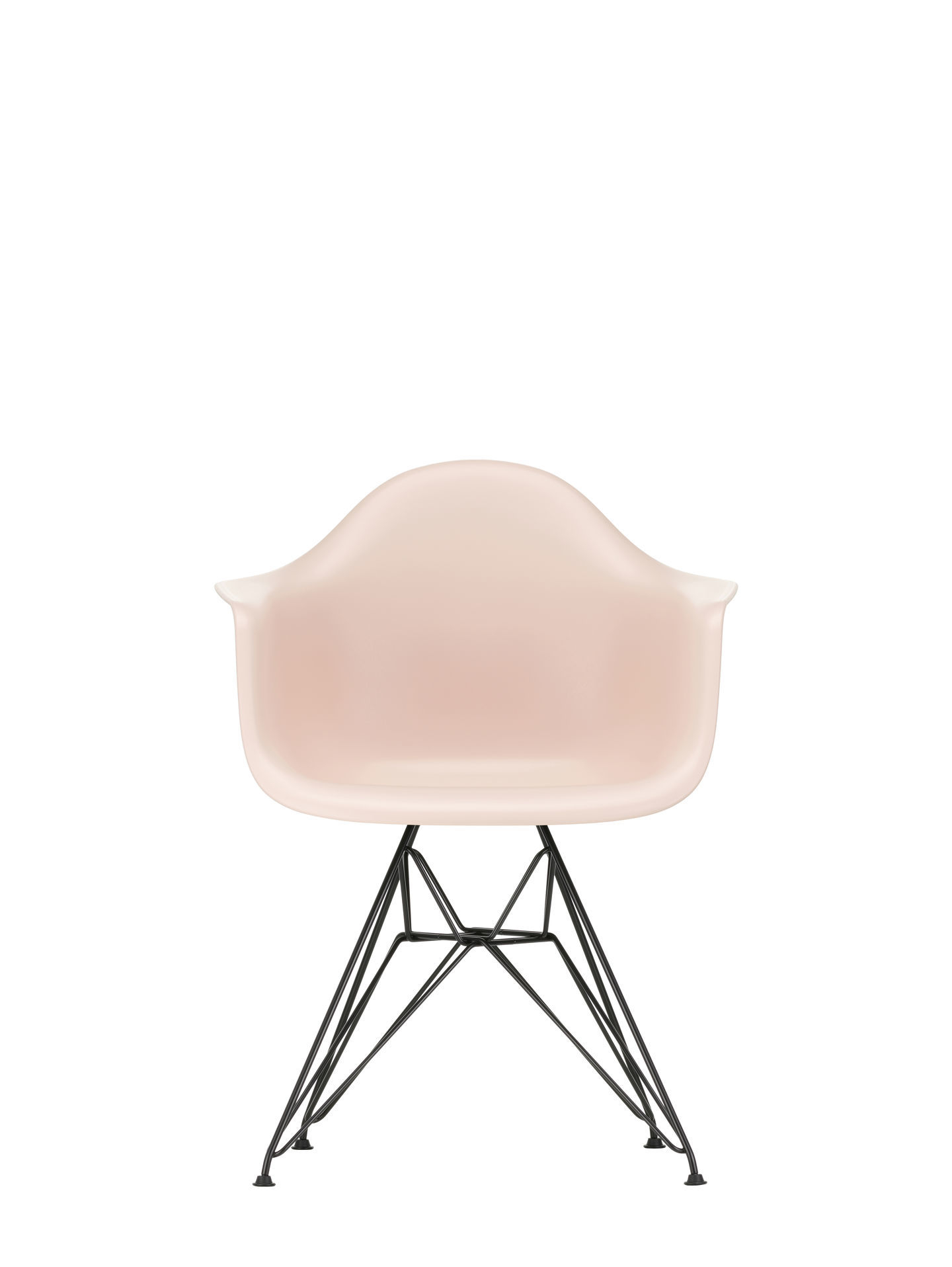 Eames Plastic Arm Chair DAR Stuhl Vitra Schwarz - Granitgrau