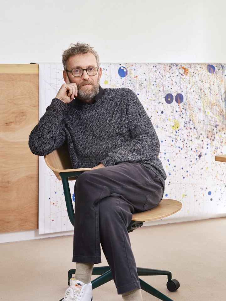 Mynt Rücken und Sitz Kunststoff Bürodrehstuhl Vitra