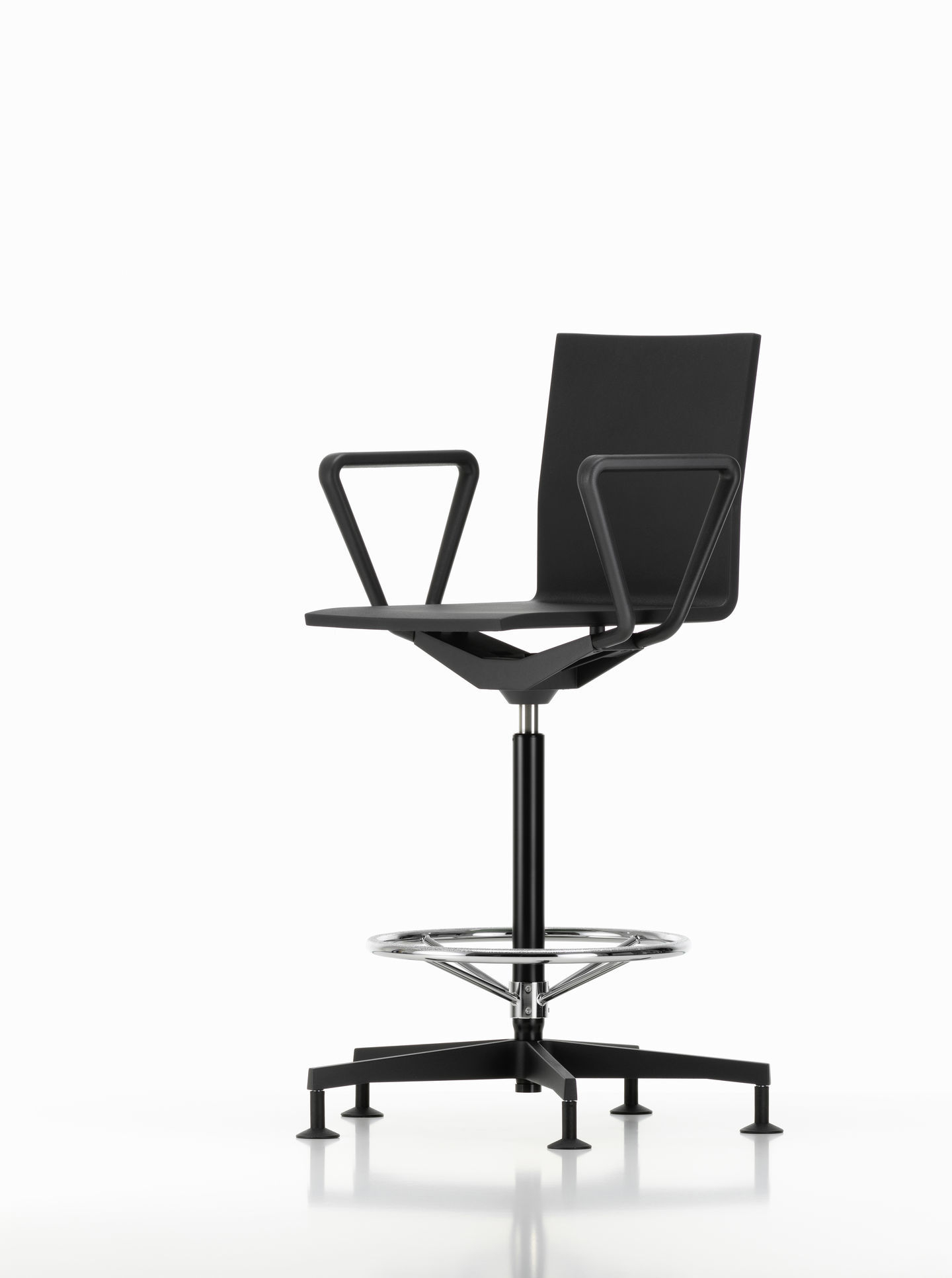 .04 Counterstuhl Besucherstuhl mit Armlehne Vitra