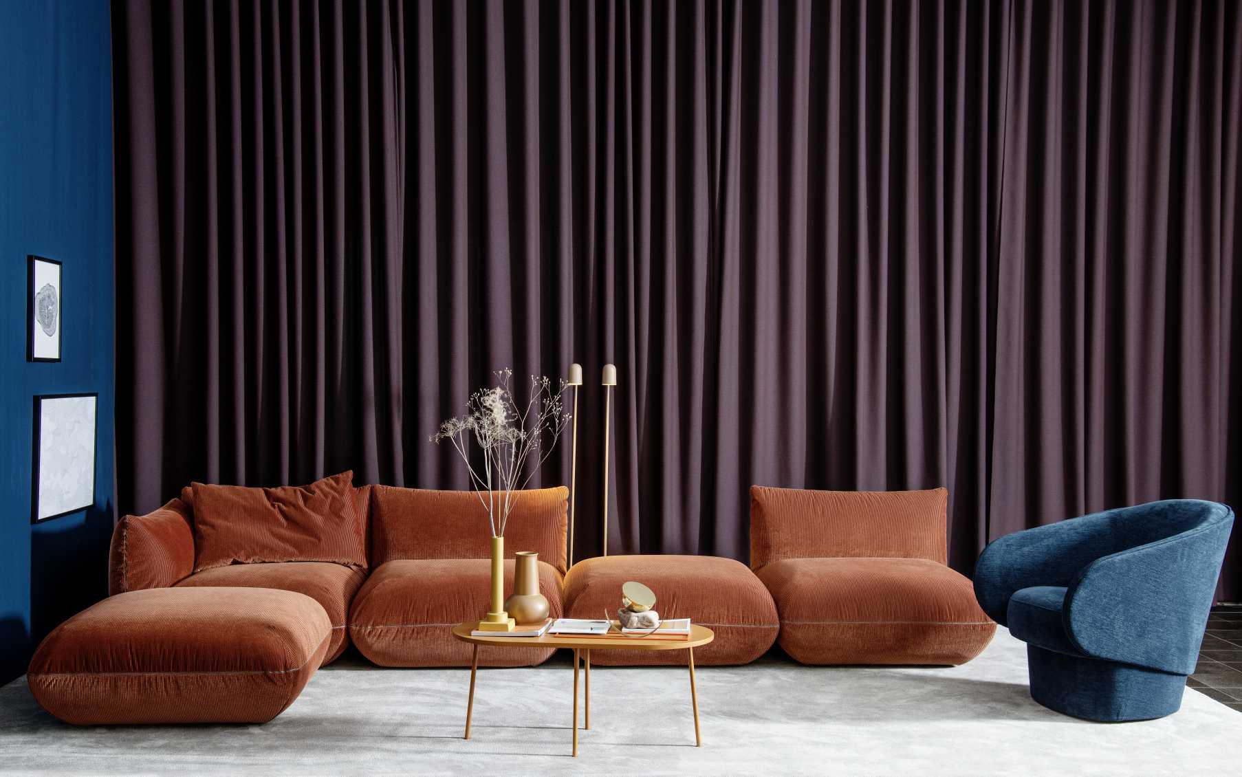 Jalis21 / Jalis 21 Konfigurierbares Modulsofa 123 cm mit Armlehne Cor