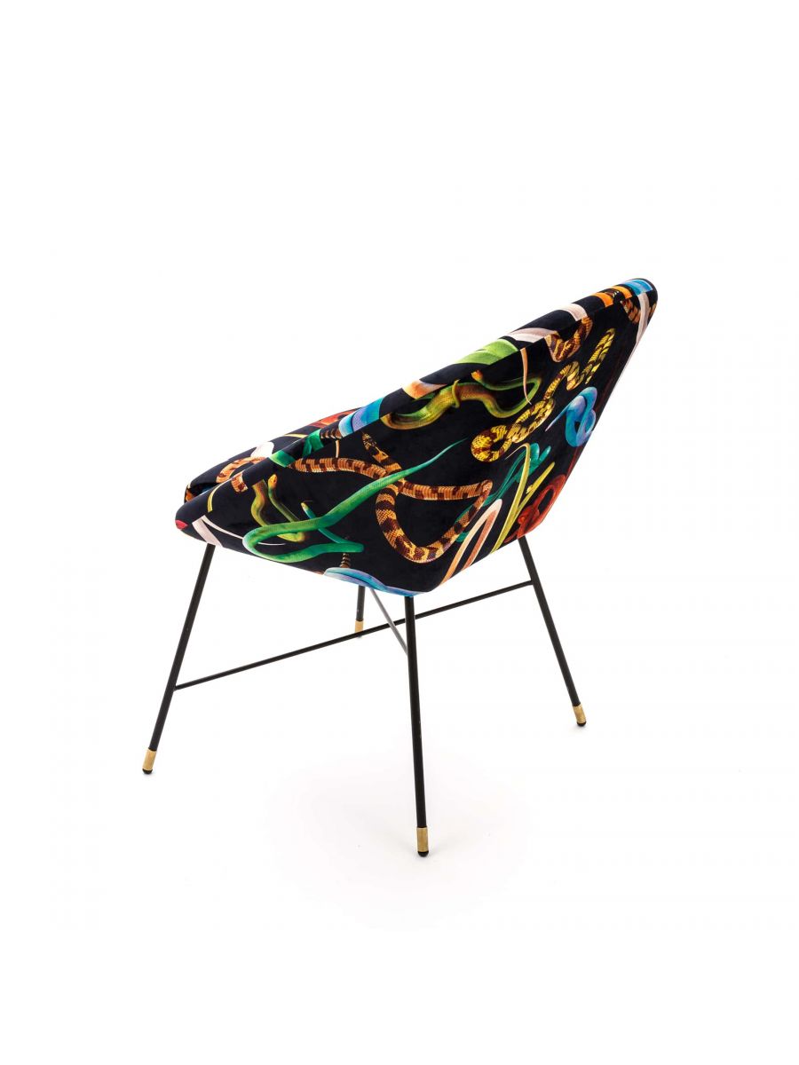 Toiletpaper Polsterstuhl Snakes Seletti  