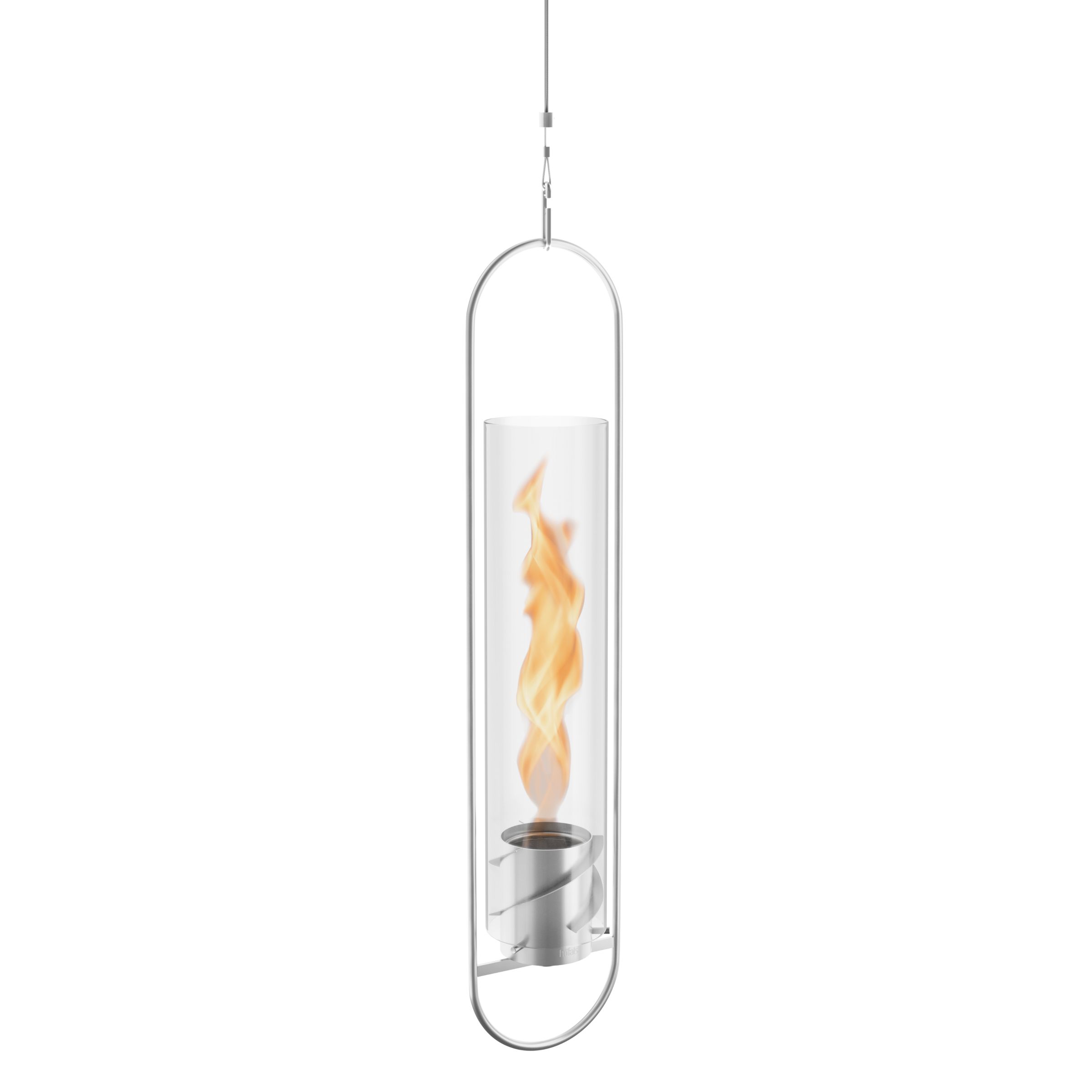 Spin 120 Windlicht/ Hängefeuer silber höfats EINZELSTÜCK