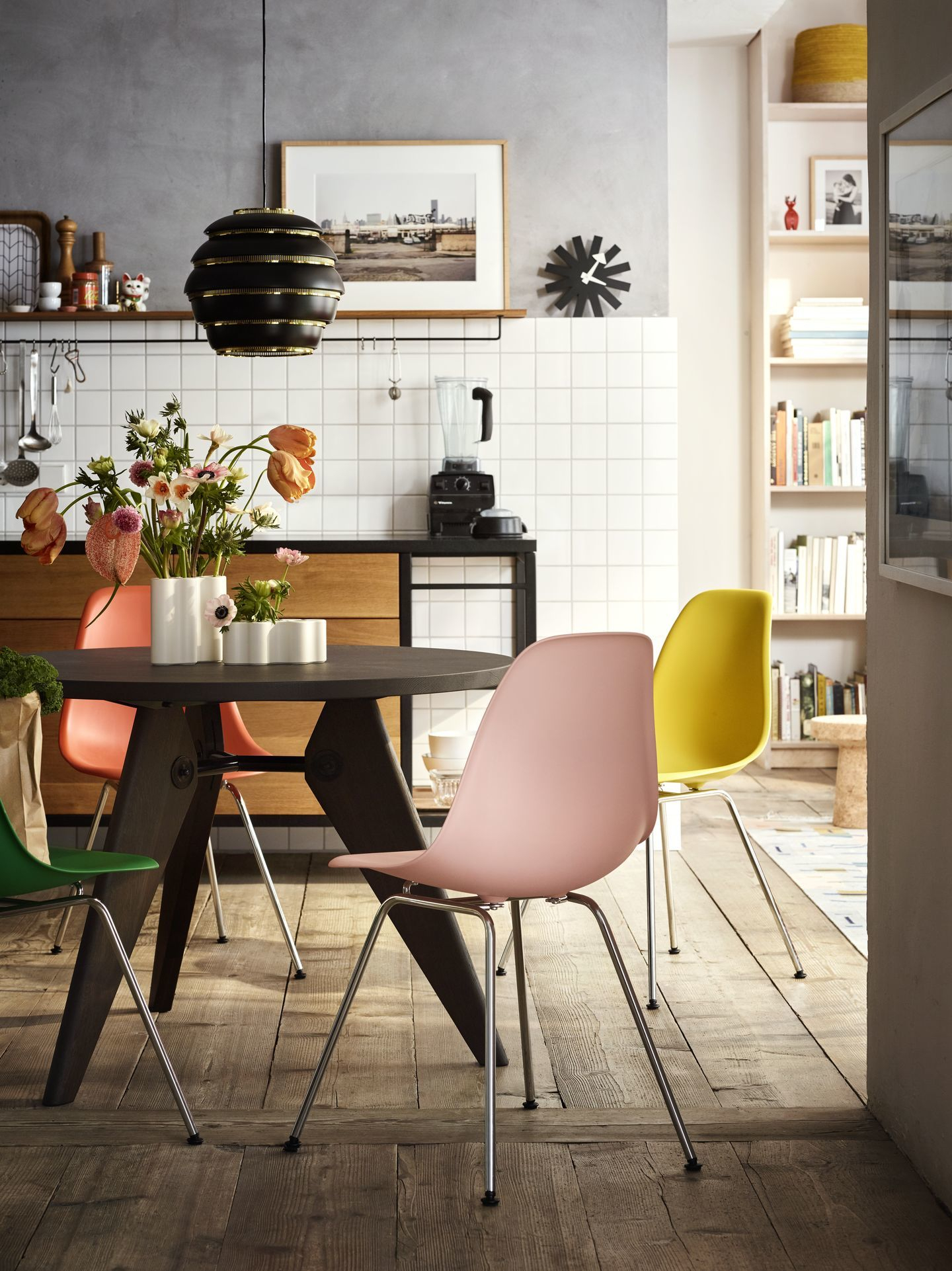 Eames Plastic Side Chair DSX Stuhl Vitra