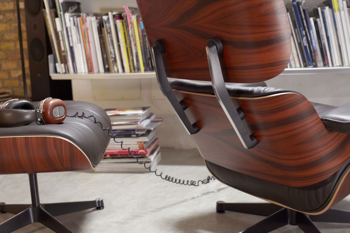 Eames Lounge Chair & Ottoman Armchair Leder Premium F / Leder Natural Vitra