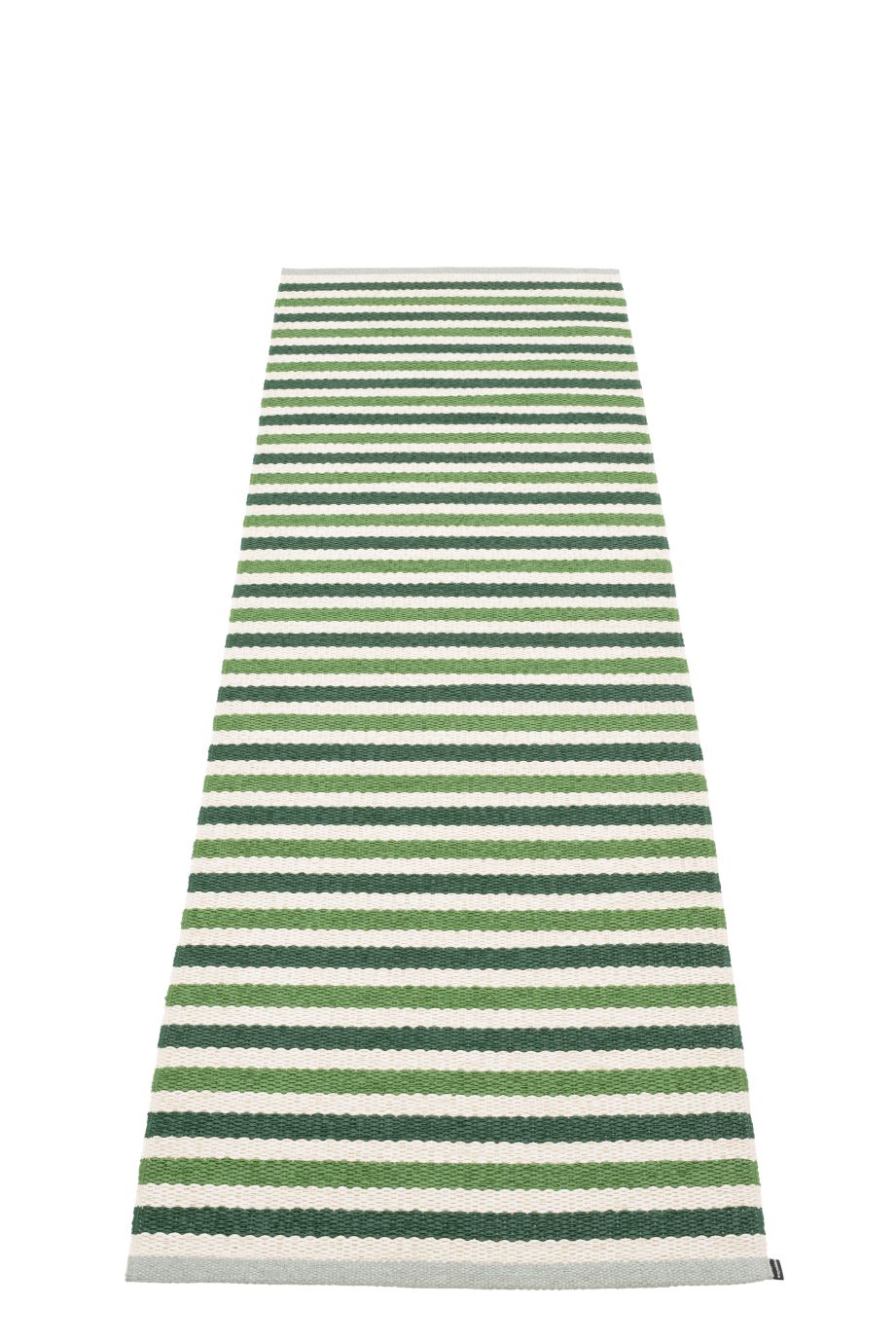Teo Teppich 70x240cm dunkelgrün Pappelina