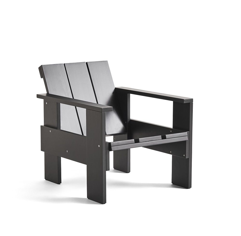 Crate Lounge Chair Outdoor Sessel Hay Schwarz Crate Lounge Chair Outdoor Sessel Hay Schwarz