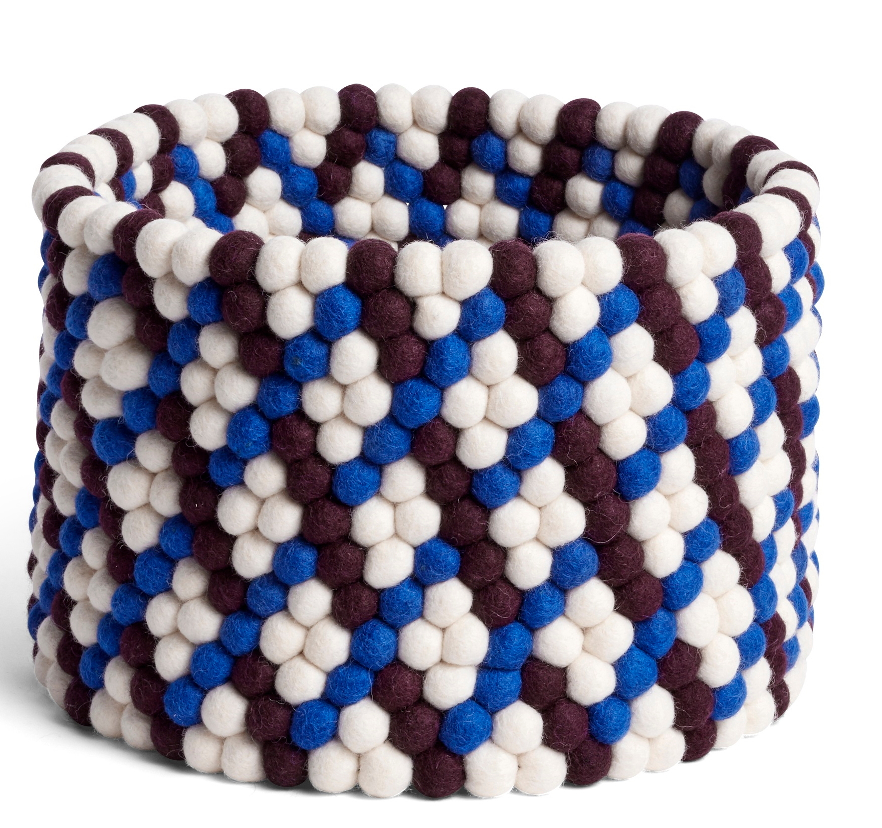 Bead Basket Korb Hay Burgundy Basket Weave EINZELSTÜCK