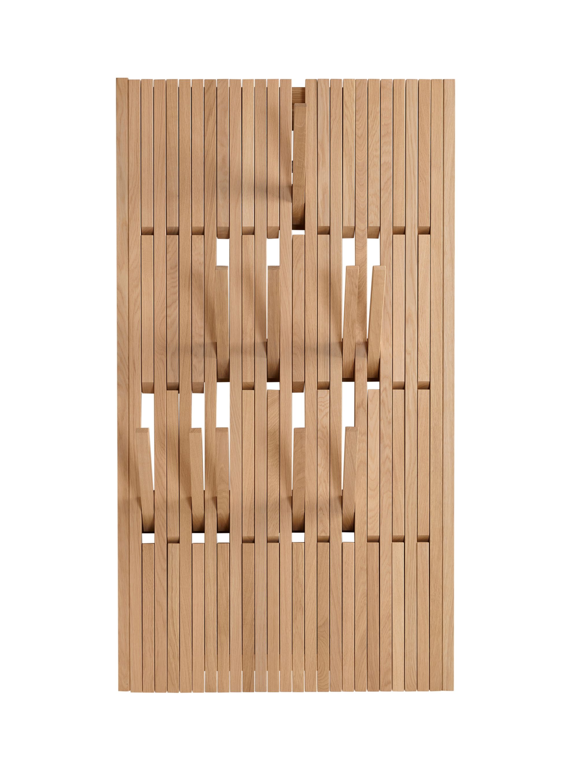 Piano Wandgarderobe groß Eiche Natur geölt PER/USE