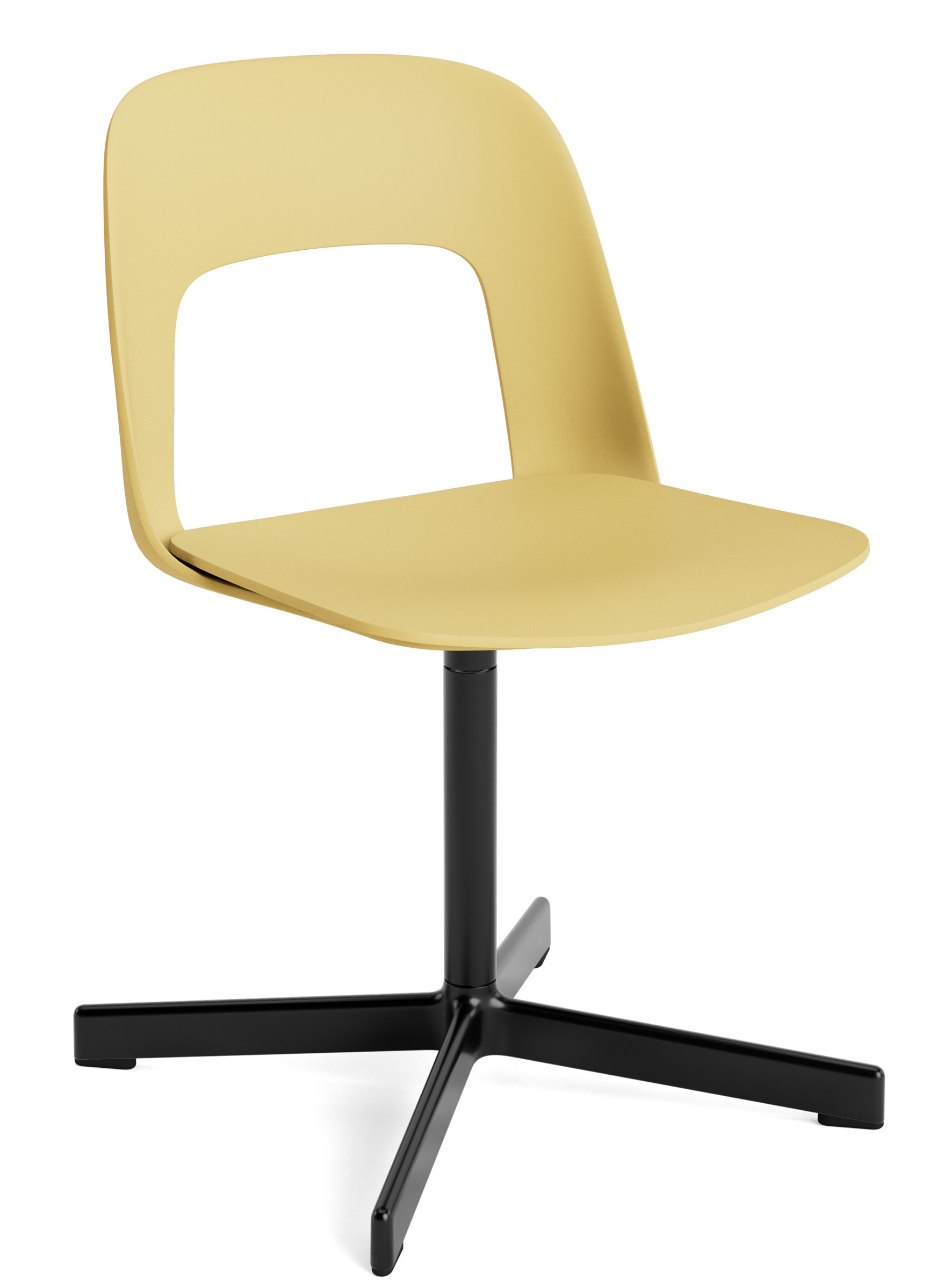 Layout Side Chair 131 4-Stern Drehfuß Stuhl Hay
