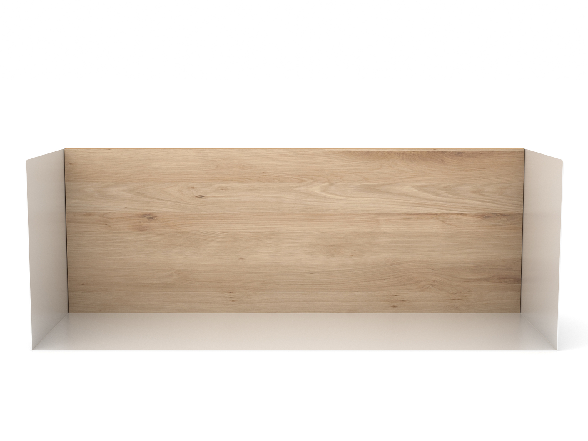 U Shelf Regal M Eiche weiß Ethnicraft