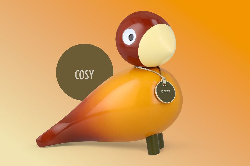 Story Bird Cosy Vogel-Holzfigur Kay Bojesen