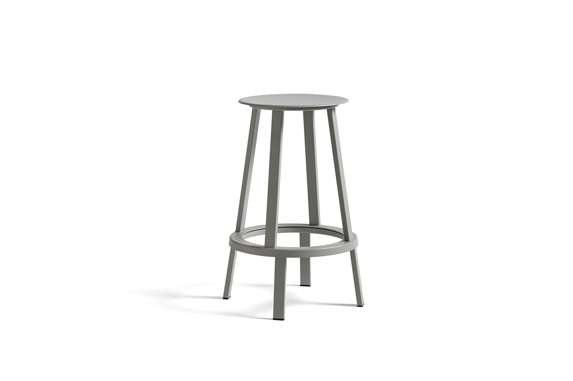 Revolver Bar Stool Barhocker HIGH 76 cm Steel SKY GREY Hay EINZELSTÜCK 