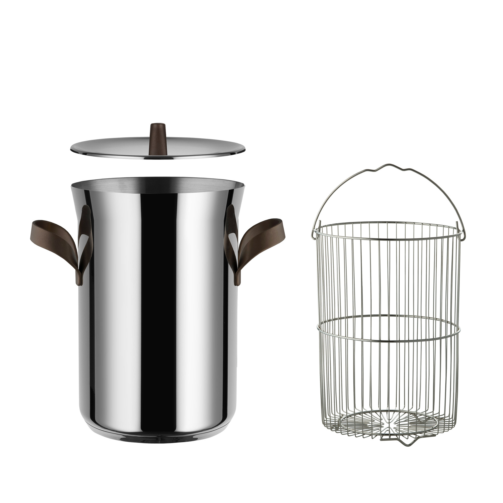 Edo Spargeltopf mit Korb und Deckel Alessi