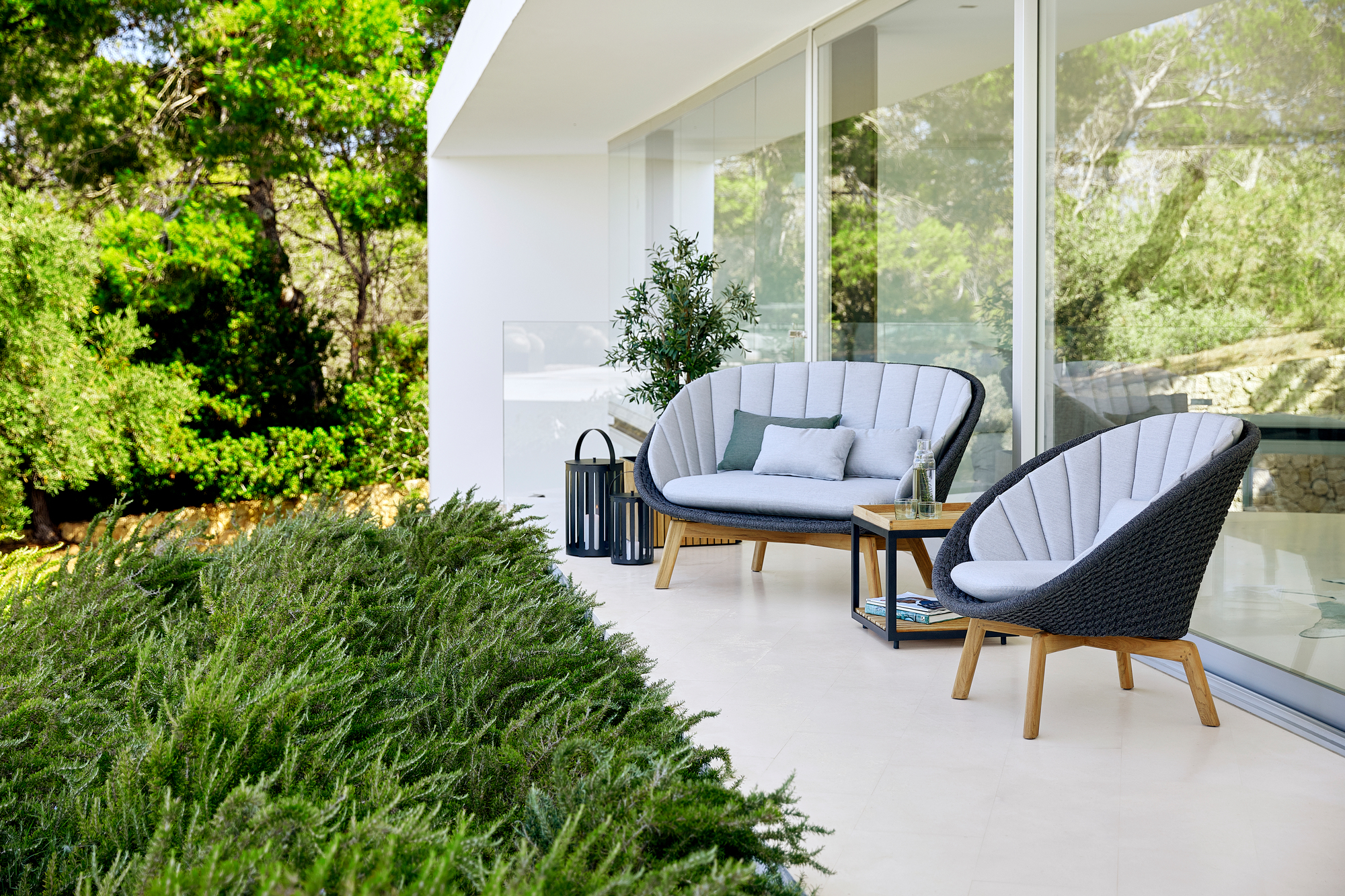 Peacock Outdoor Kissensatz für 2-Sitzer Sofa Cane-Line
