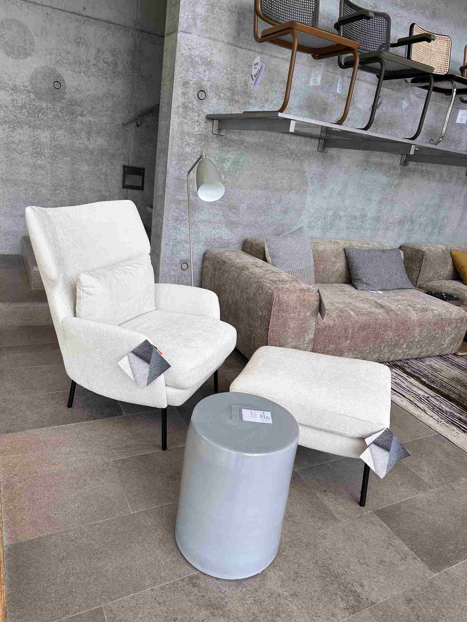 Seatrelax Sessel & Ottoman Hausmodell ed design