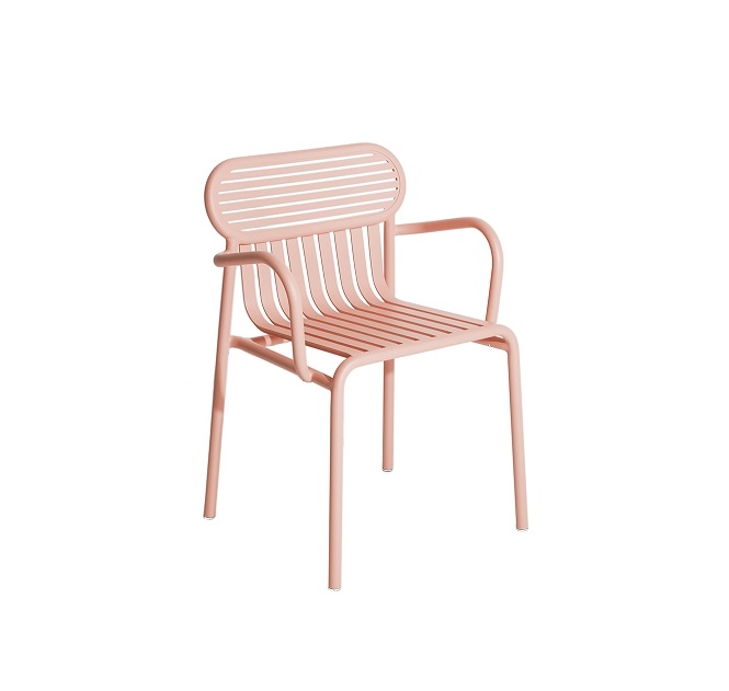 Week-End Garden chair Armlehnenstuhl Petite Friture Blush Week-End Garden chair Armlehnenstuhl Petite Friture Blush
