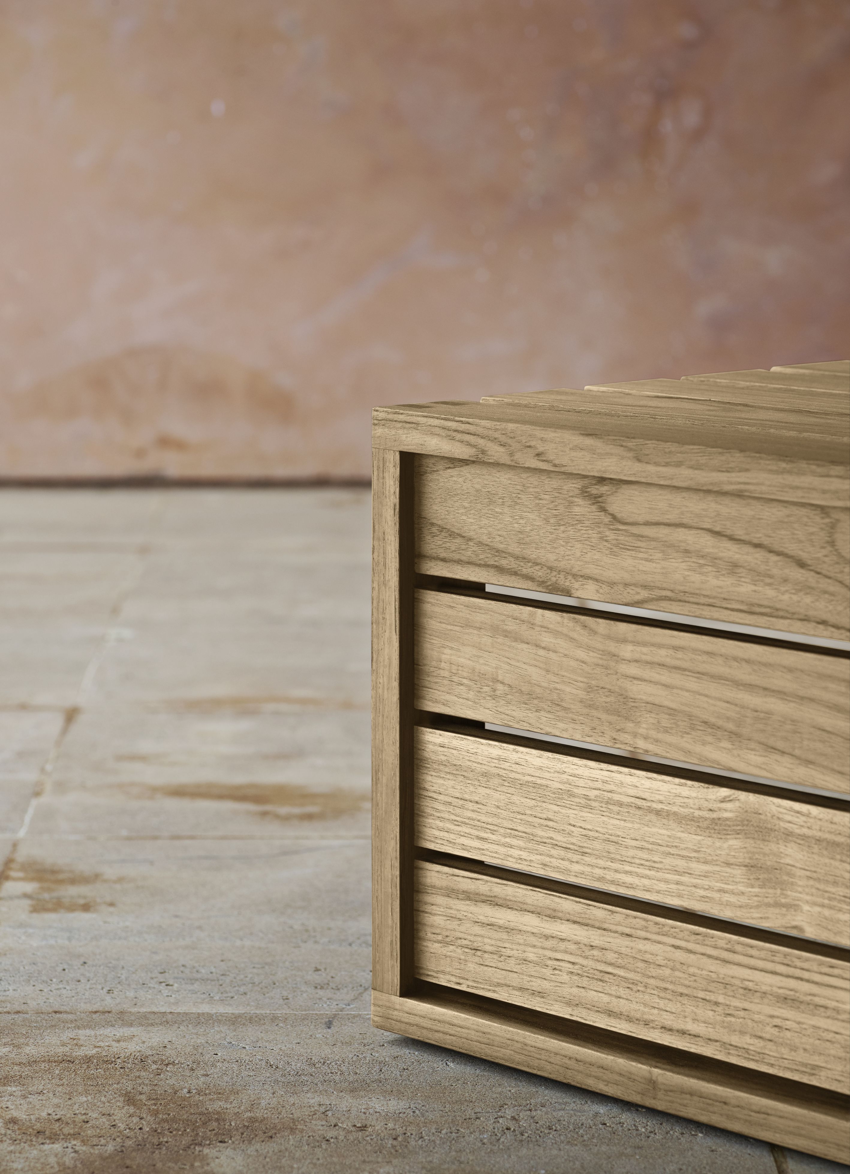 Kjaer Sonnenliege Outdoor Teak Carl Hansen & Søn